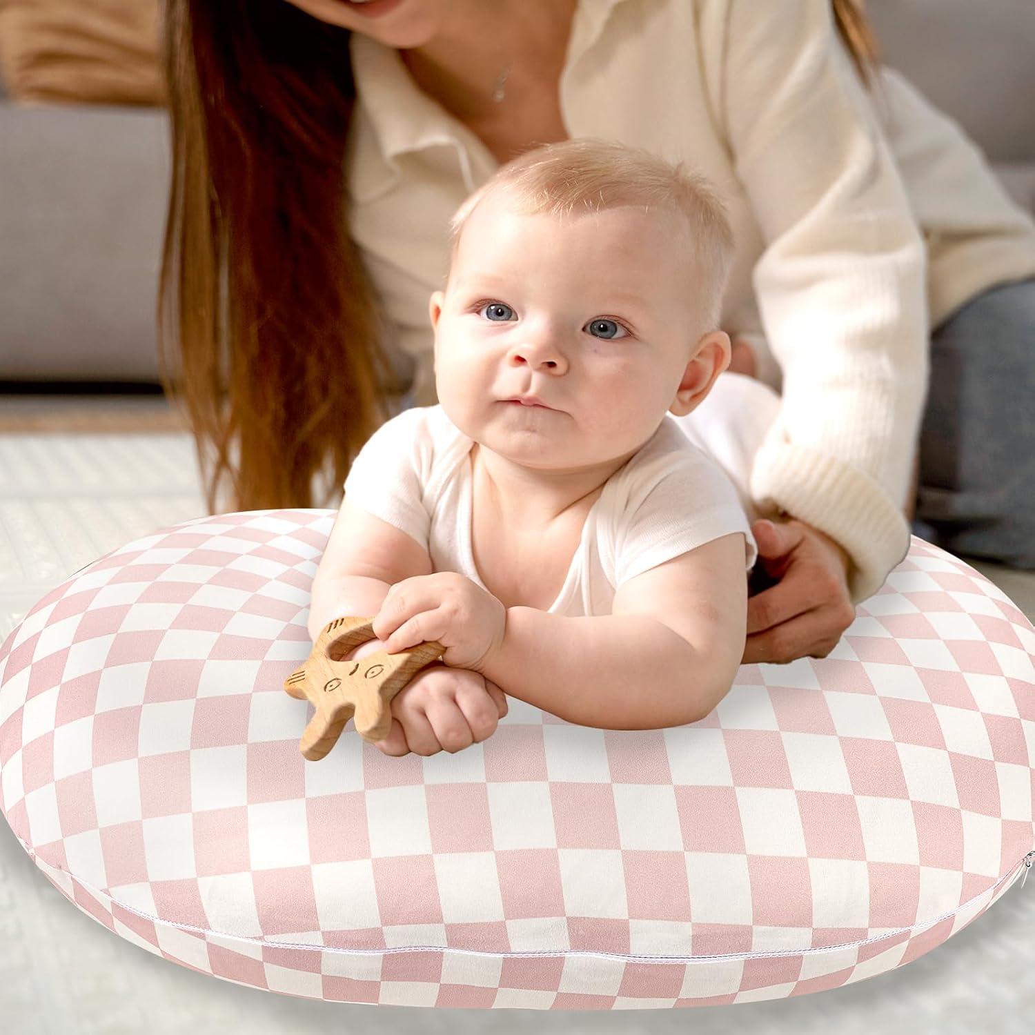 Funda de Almohada de Lactancia Rosa Desmontable 45.7x56.8 cm