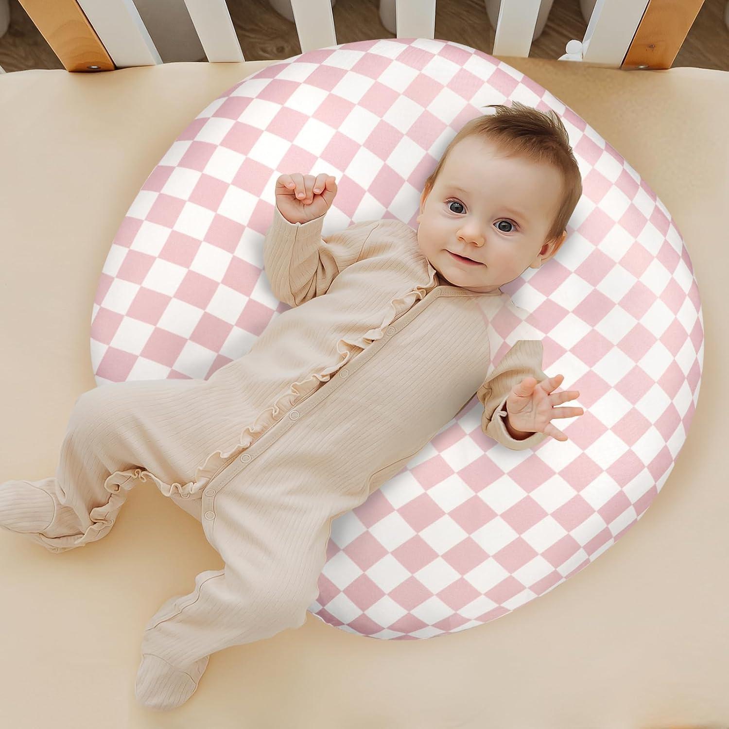 Funda de Almohada de Lactancia Rosa Desmontable 45.7x56.8 cm