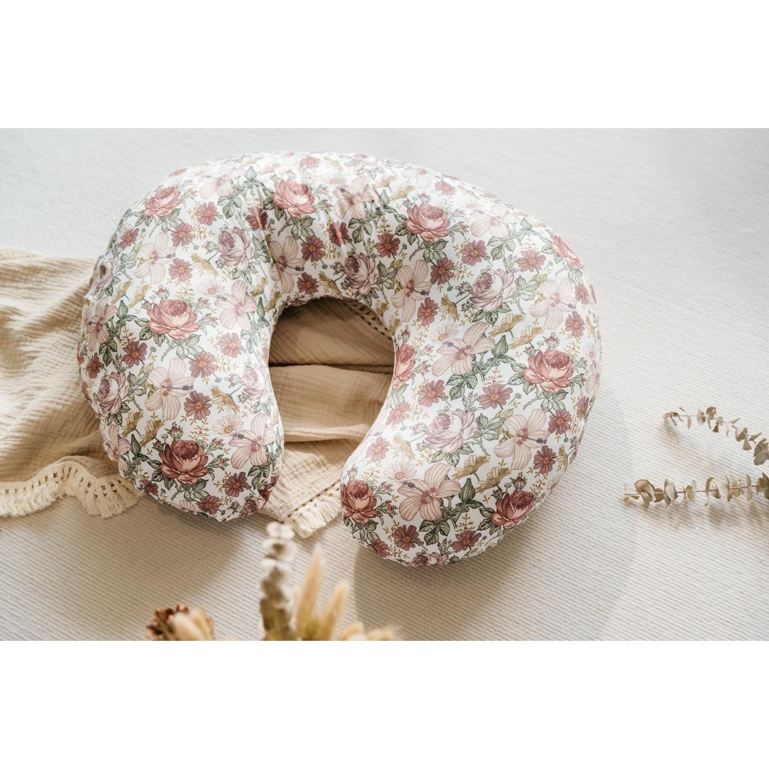 Funda de Almohada de Lactancia Little Jump Floral Vintage - 2 Pzas