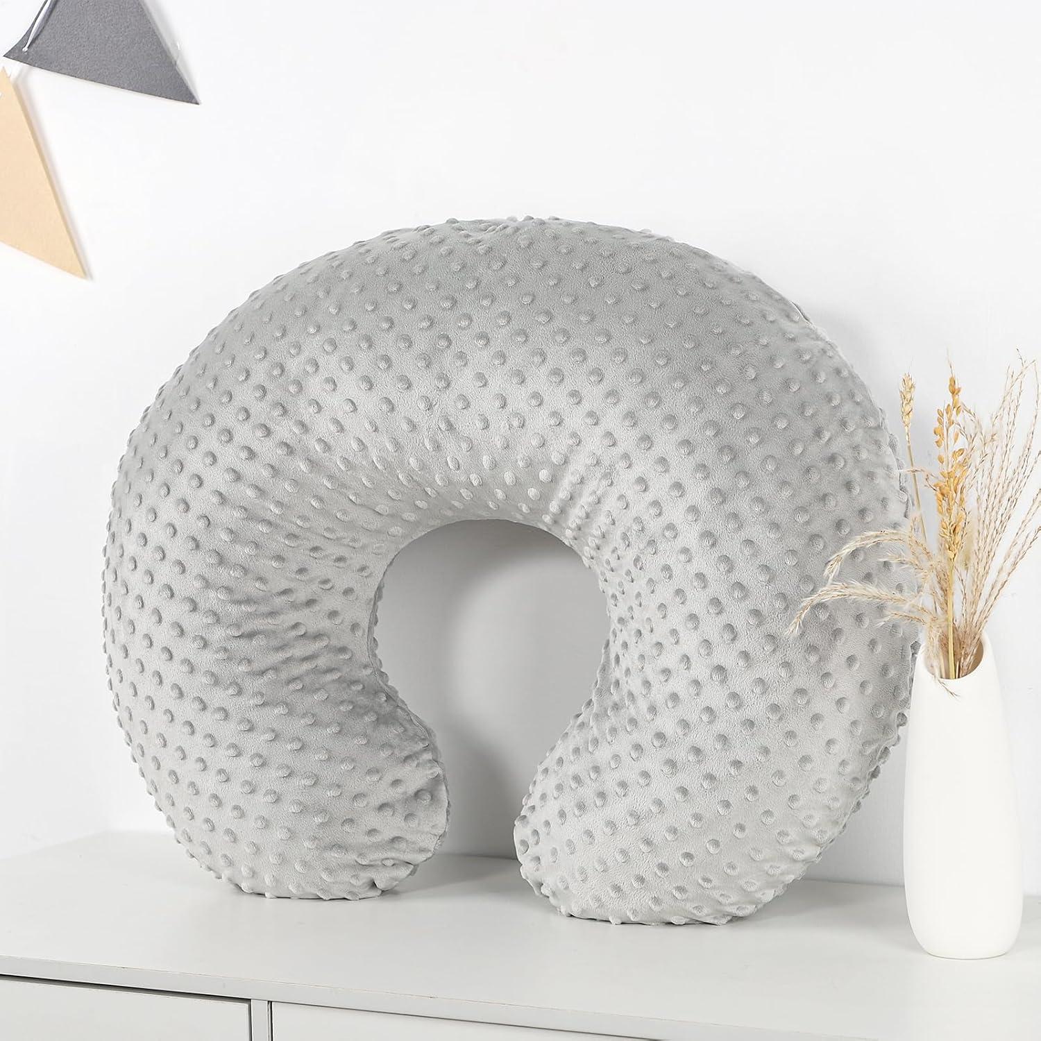 Funda de Almohada de Lactancia GFU Gris Suave 57x45 cm