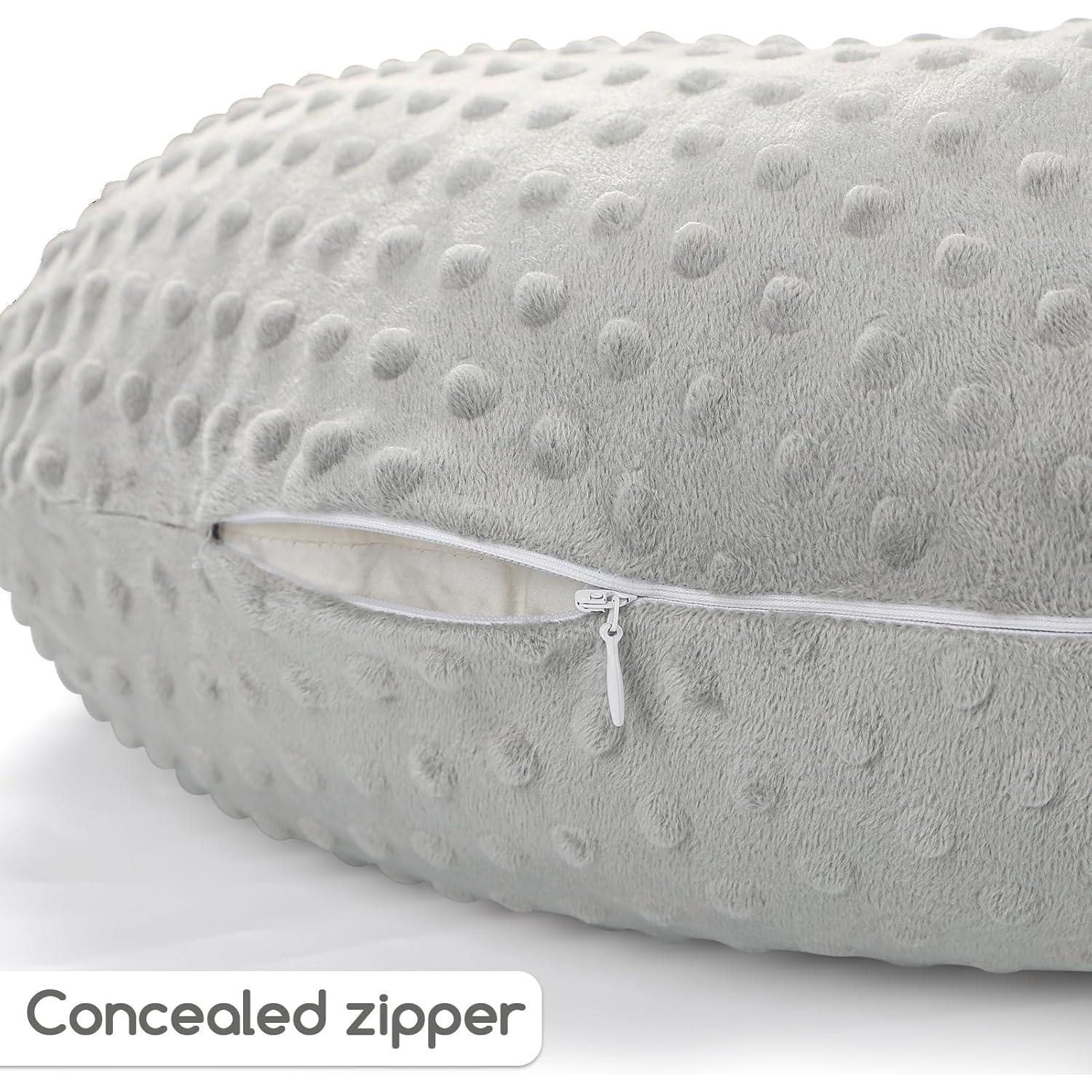 Funda de Almohada de Lactancia GFU Gris Suave 57x45 cm