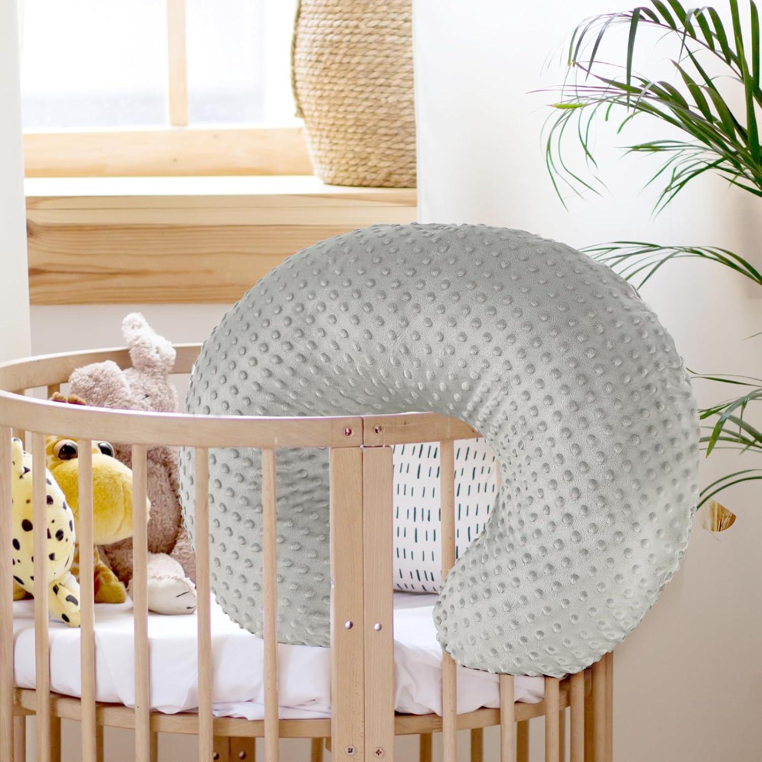 Funda de Almohada de Lactancia GFU Gris Suave 57x45 cm