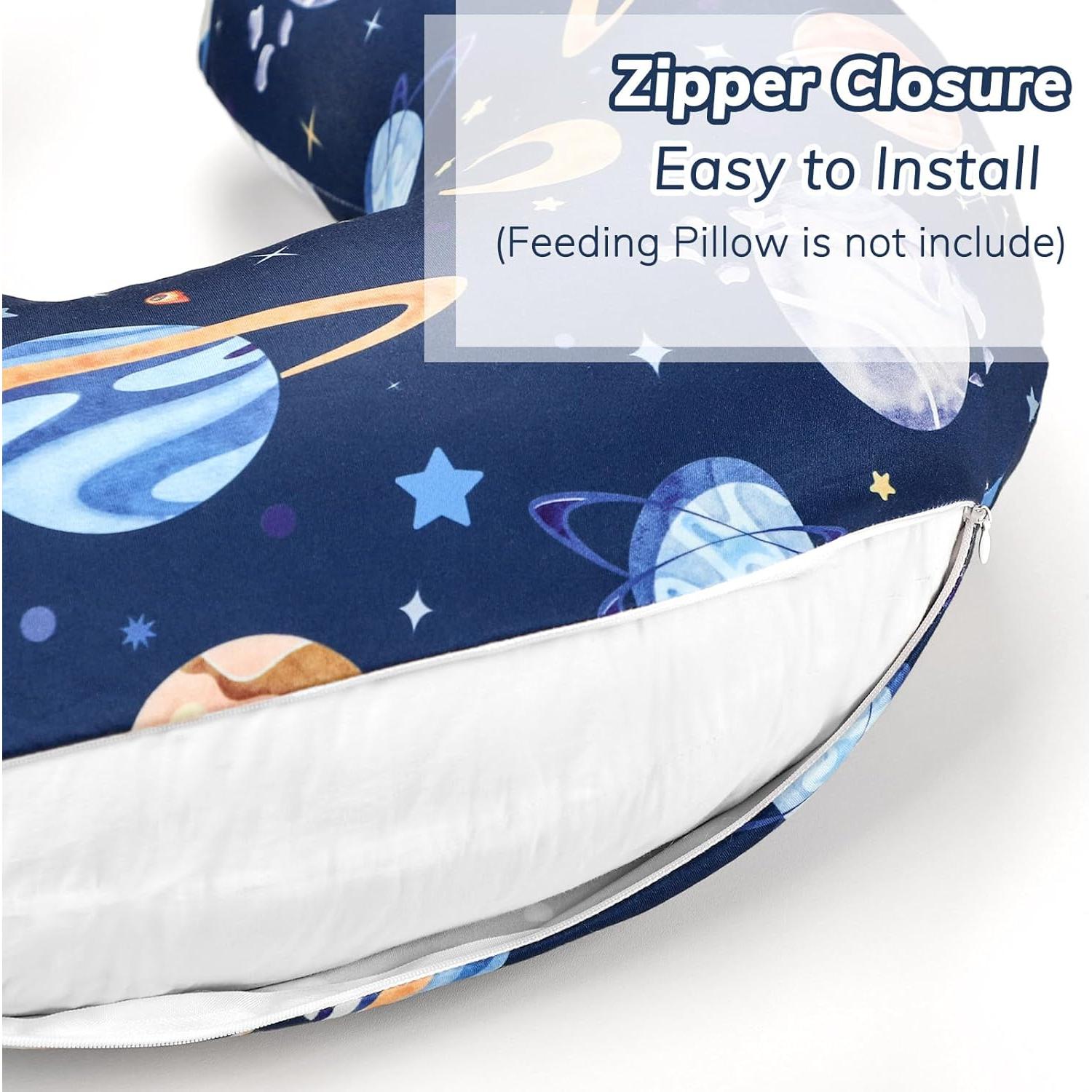 Funda de Almohada de Lactancia Pea Pod 2 Piezas Azul Espacio