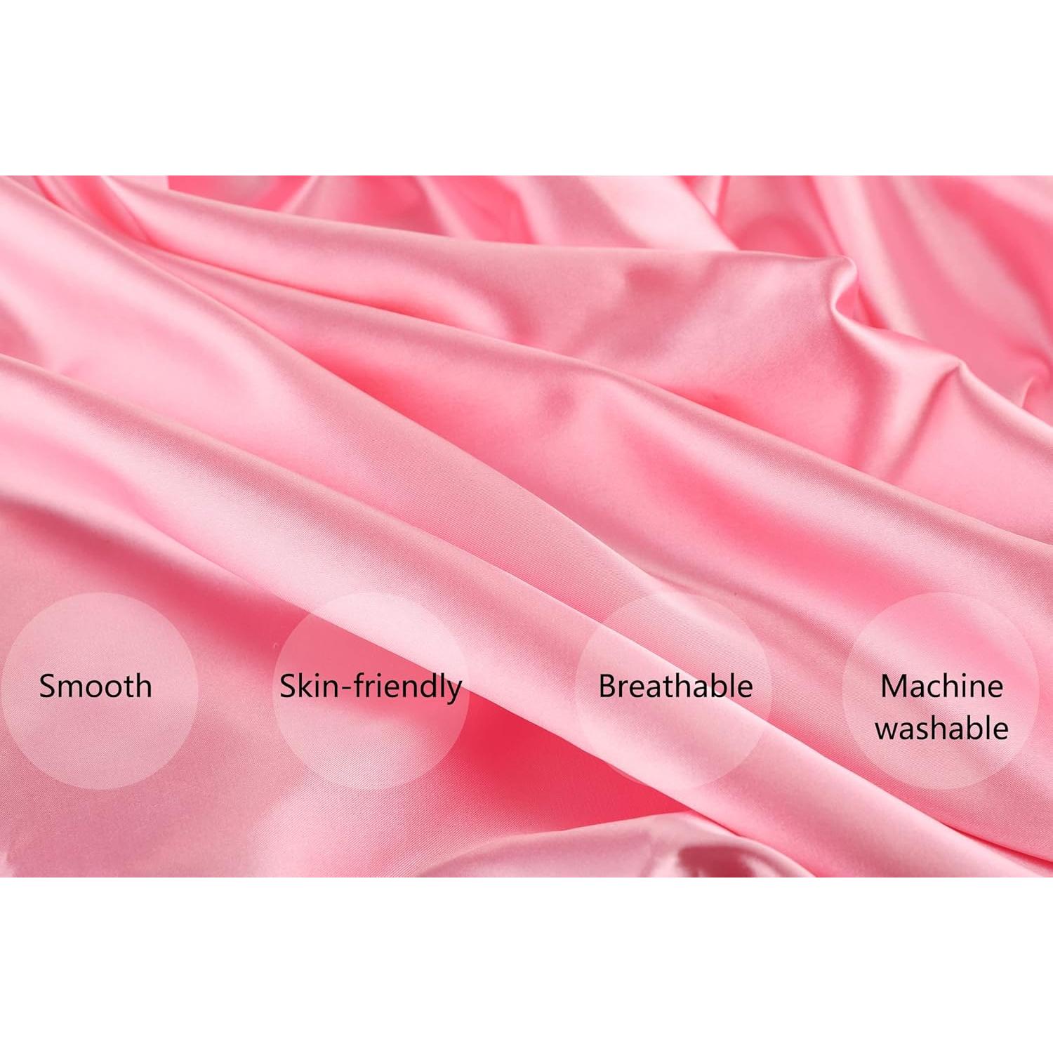 Juego de Fundas de Almohada de Lactancia Tcmyyund 2 Pack Satén