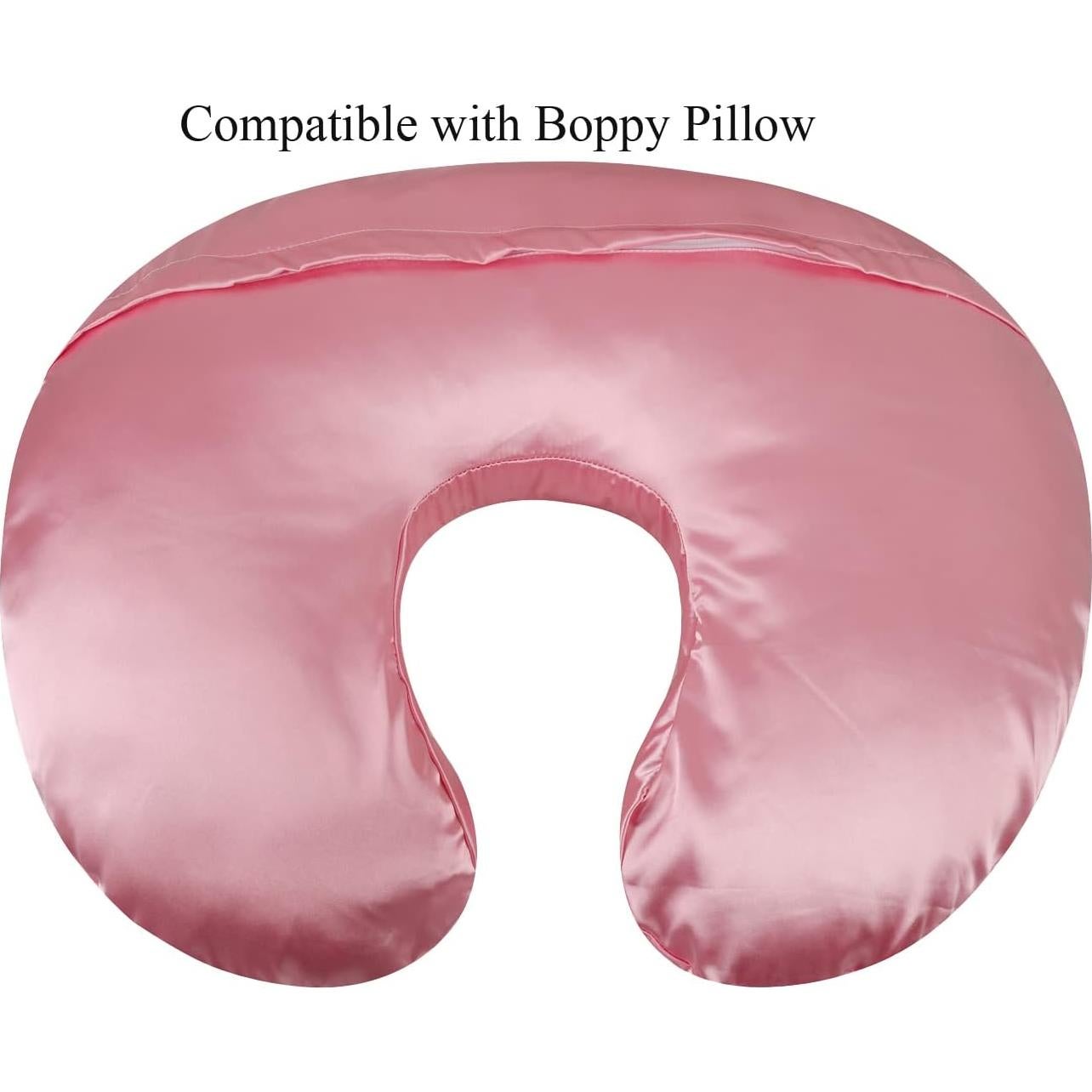 Juego de Fundas de Almohada de Lactancia Tcmyyund 2 Pack Satén