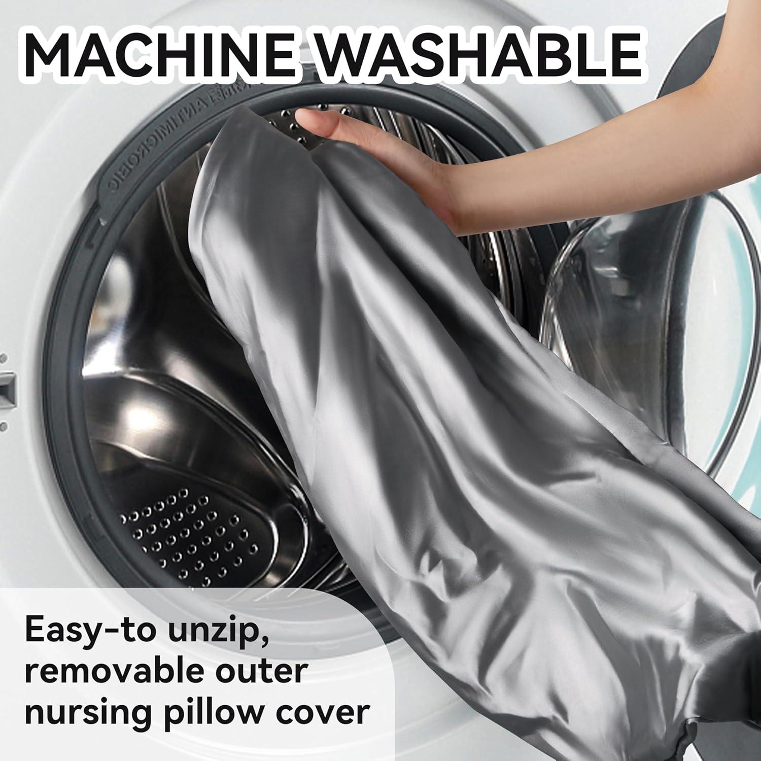 Funda de Almohada de Lactancia Pro Goleem Satin 2 Paquetes