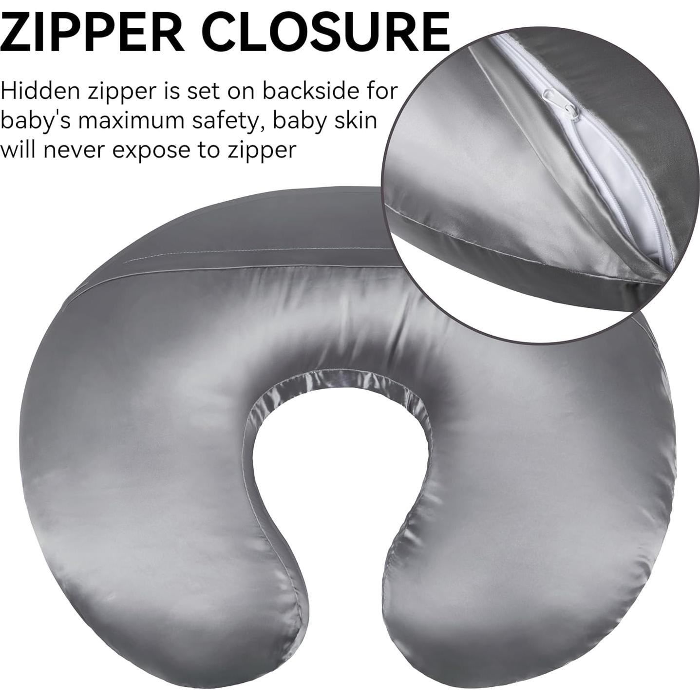 Funda de Almohada de Lactancia Pro Goleem Satin 2 Paquetes