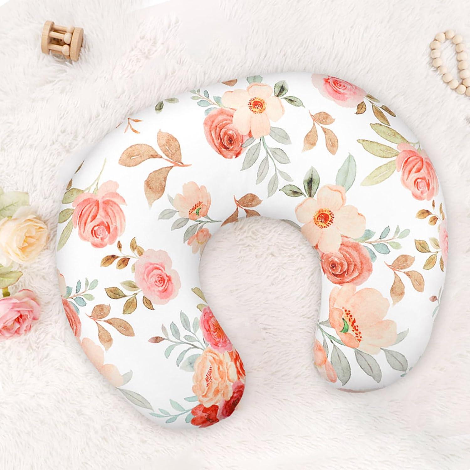 Funda de Almohada de Lactancia WINGHENLEE Floral Suave 1 Unidad