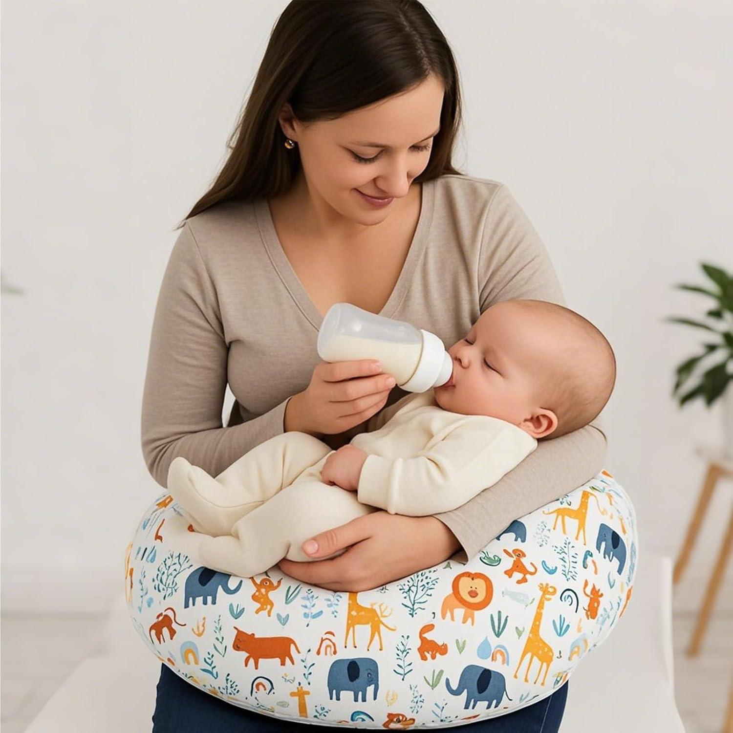 Funda de Almohada de Lactancia Winmany 57x45.5cm Animales Bonitos