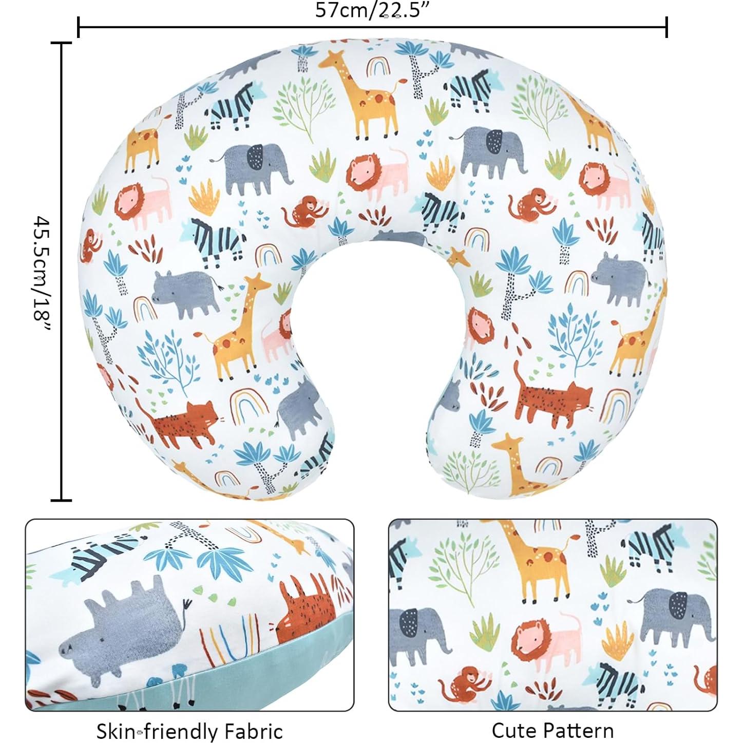 Funda de Almohada de Lactancia Winmany 57x45.5cm Animales Bonitos