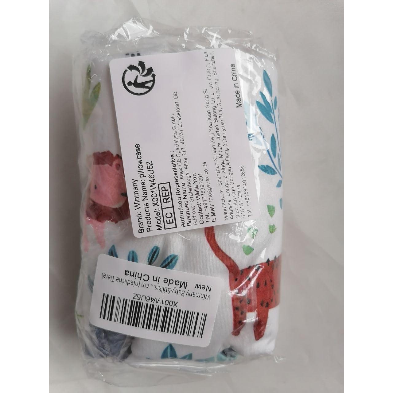 Funda de Almohada de Lactancia Winmany 57x45.5cm Animales Bonitos