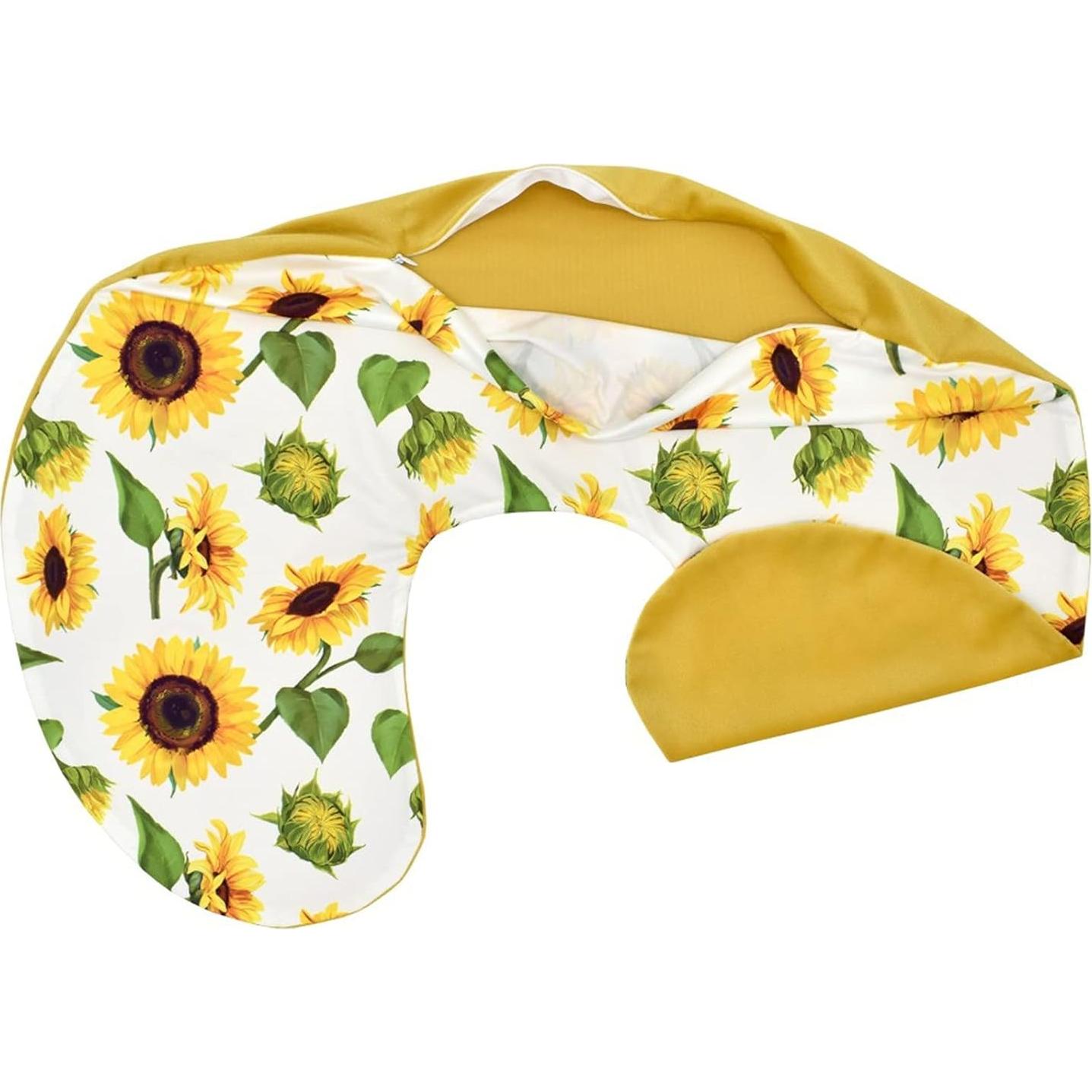Funda de Almohada de Lactancia BxuanW Girasol 2 Unidades
