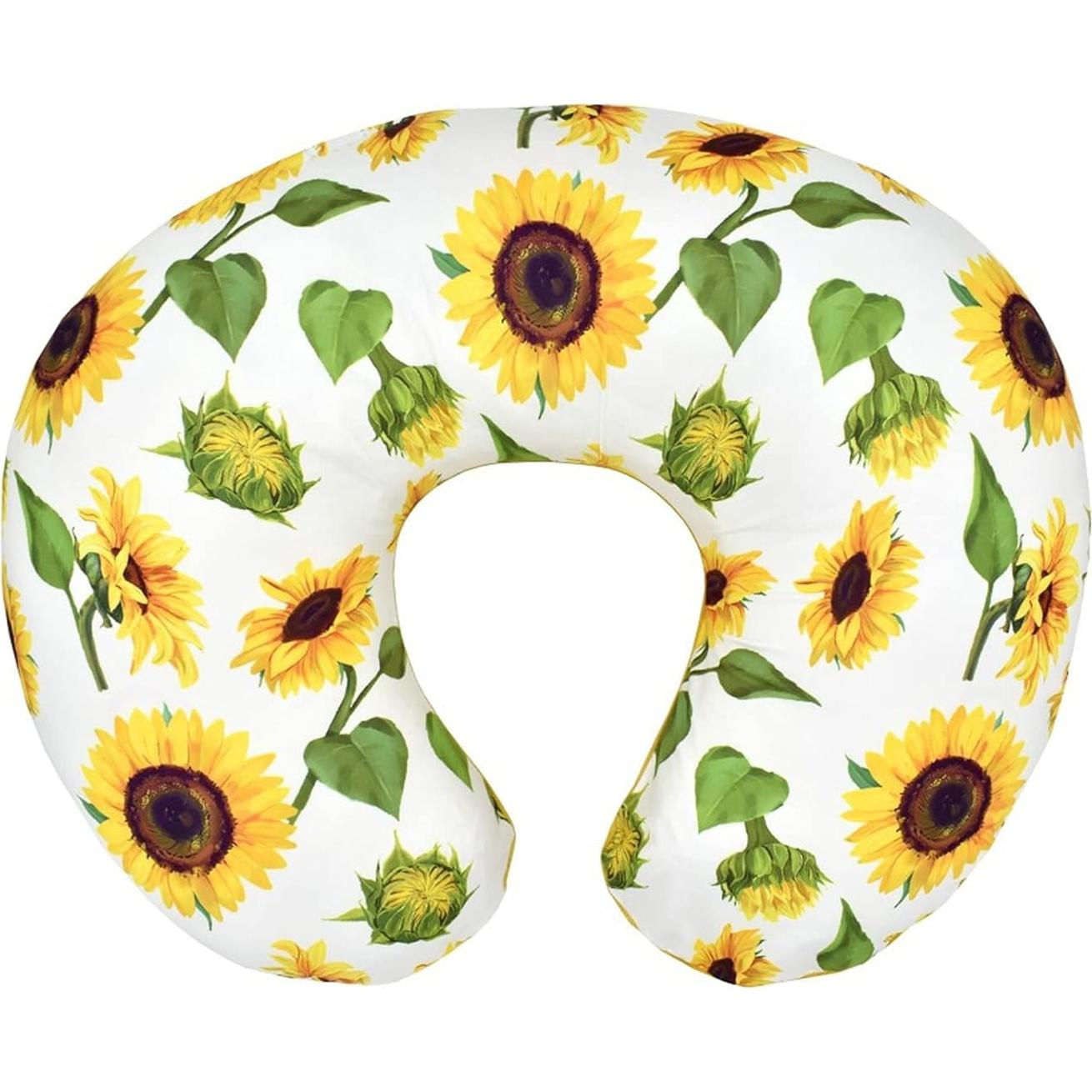 Funda de Almohada de Lactancia BxuanW Girasol 2 Unidades