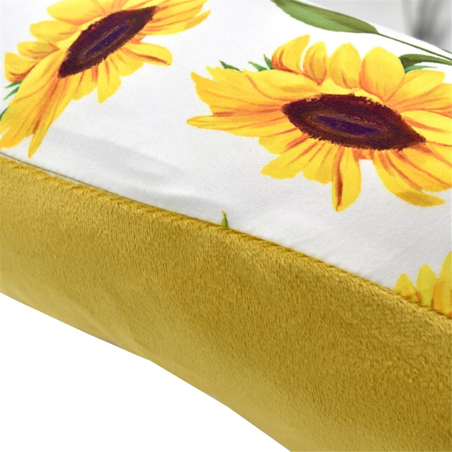 Funda de Almohada de Lactancia BxuanW Girasol 2 Unidades