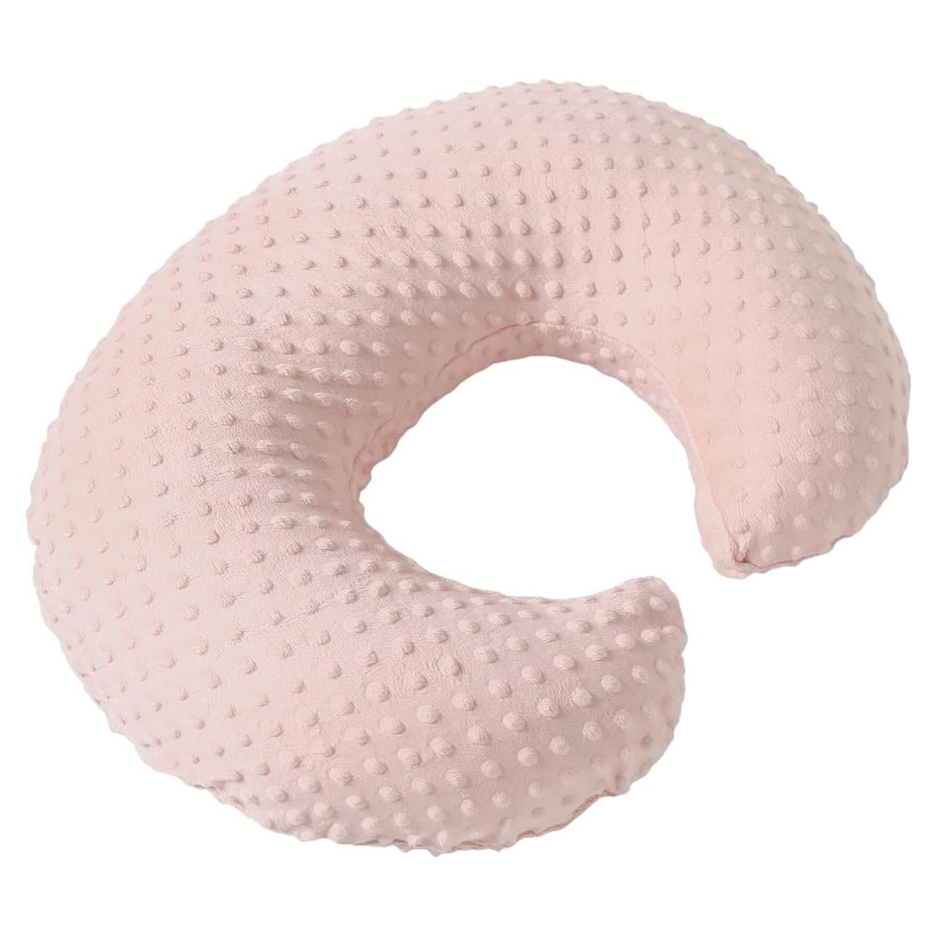 Funda de Almohada de Lactancia Aullar Rosa Claro 100% Poliester