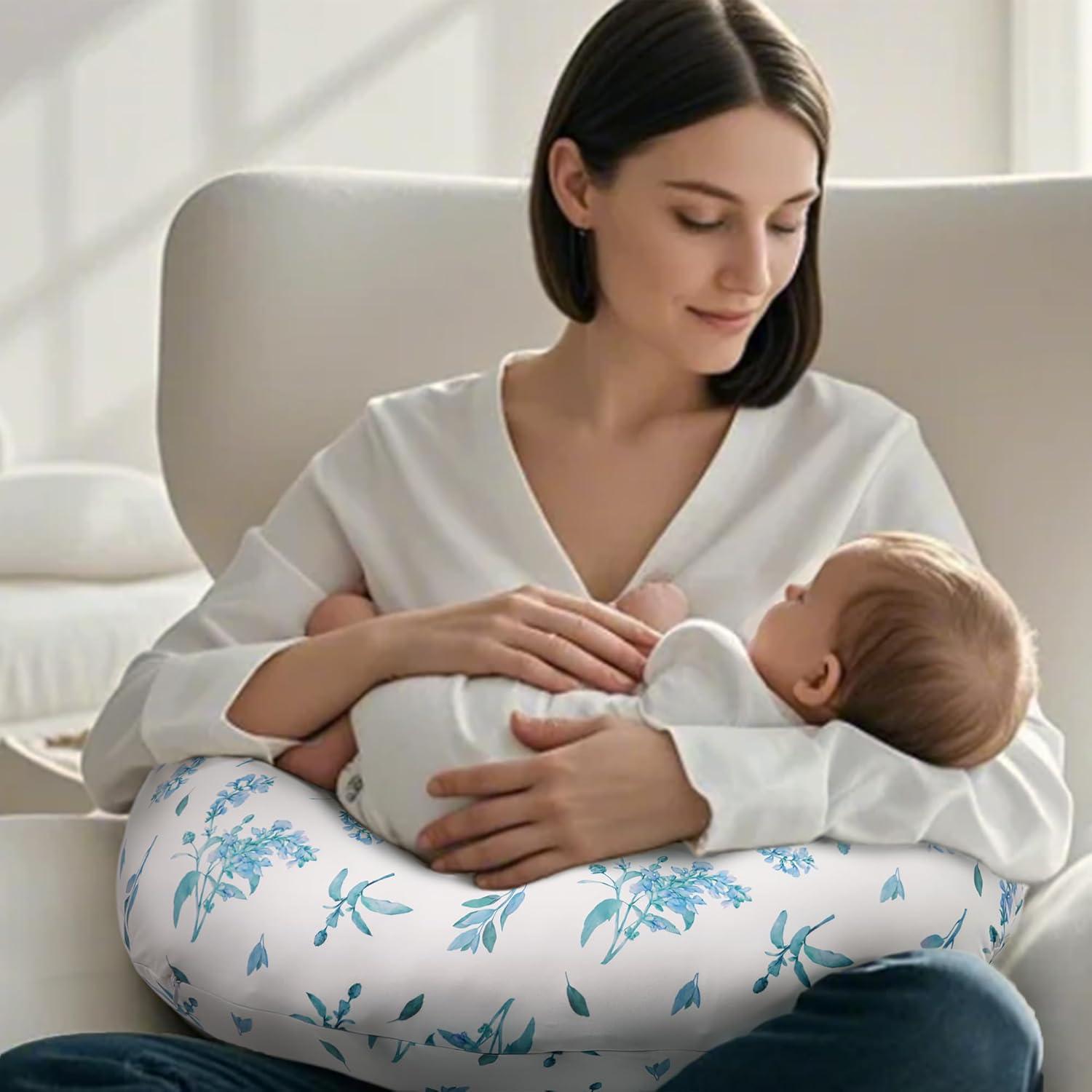 Funda de Almohada de Lactancia Wirein Salvia Verde 57x45cm