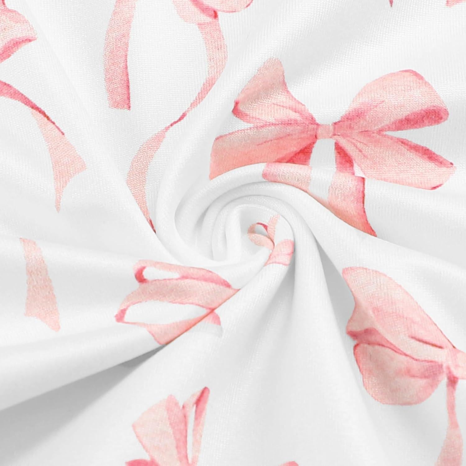 Funda de Almohada de Lactancia Lazo Rosa - Poliester Suave 45.7x56.8 cm