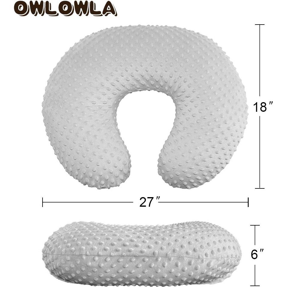 Funda de Almohada de Lactancia Owlowla Floral 100% Poliéster