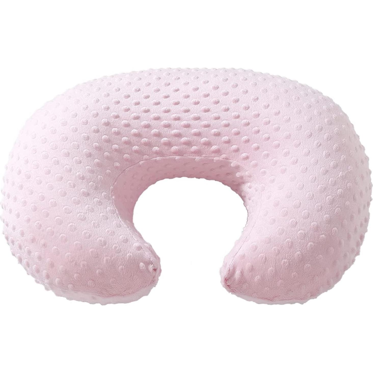 Funda de Almohada de Lactancia DONOMILO Rosa Claro Transpirable