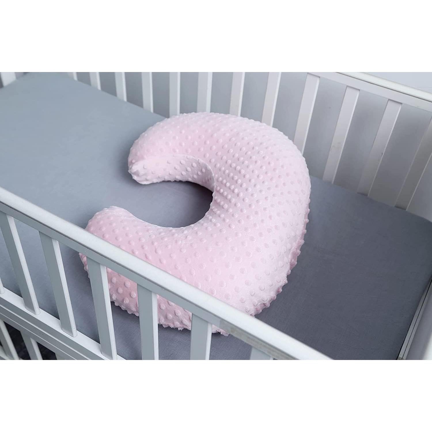 Funda de Almohada de Lactancia DONOMILO Rosa Claro Transpirable