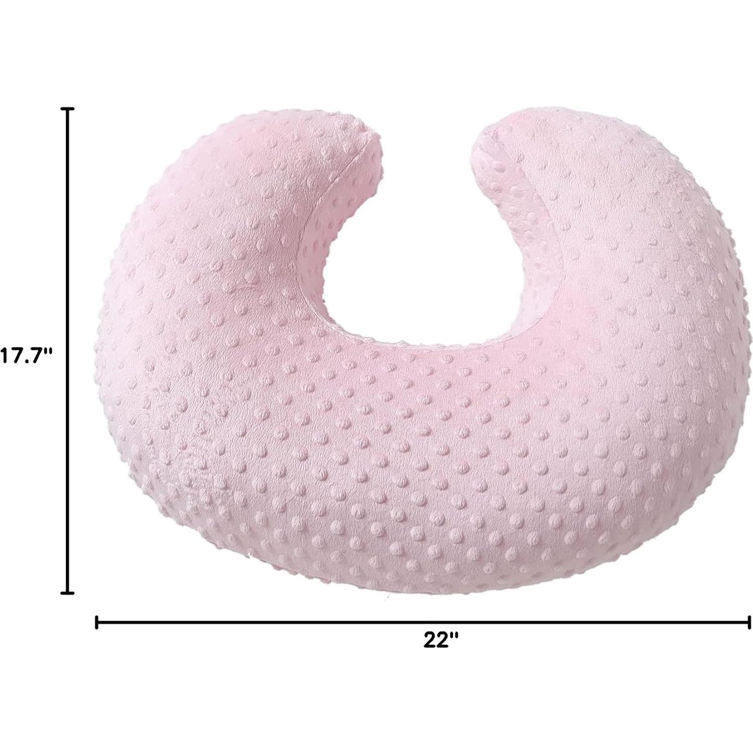 Funda de Almohada de Lactancia DONOMILO Rosa Claro Transpirable