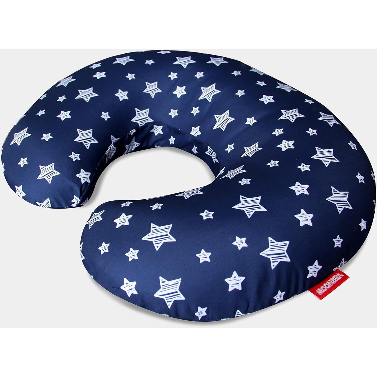 Funda de Almohada de Lactancia Moonsea Pack 2 Suave Estrellas