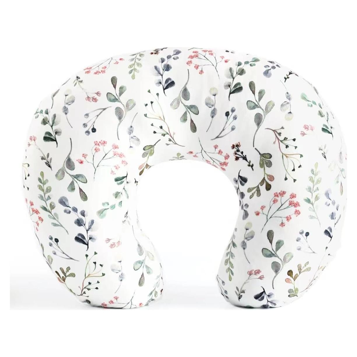Almohada de Lactancia KLWJFK Floral con Funda Desmontable