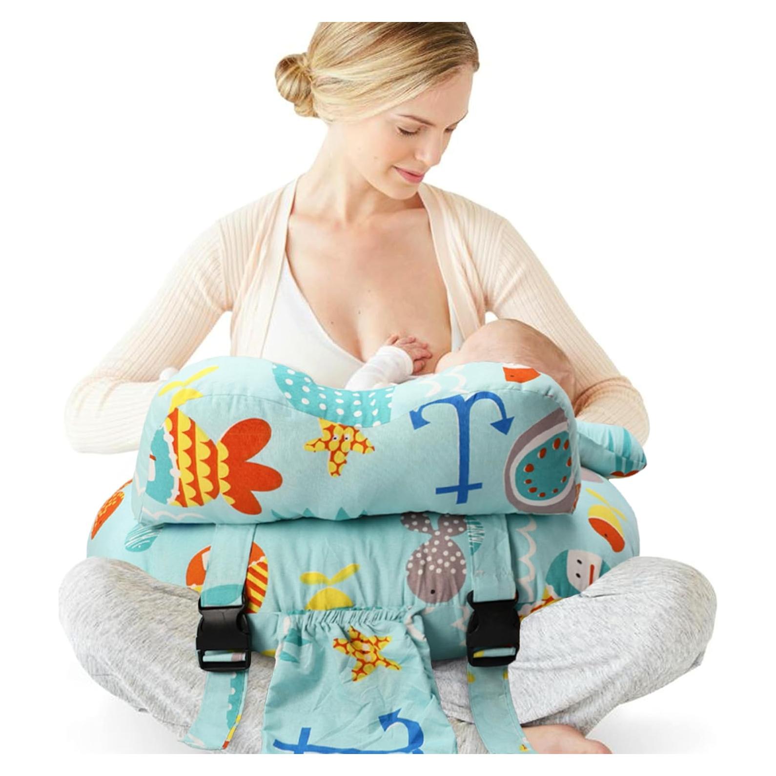 Almohada de Lactancia RELY+ Semicircular 100% Algodón Multicolor