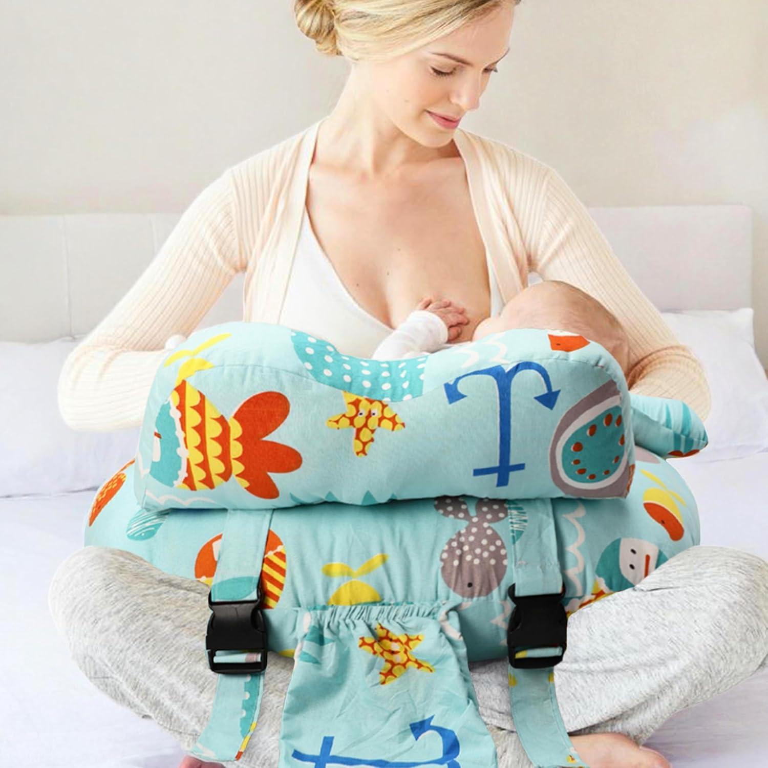 Almohada de Lactancia RELY+ Semicircular 100% Algodón Multicolor