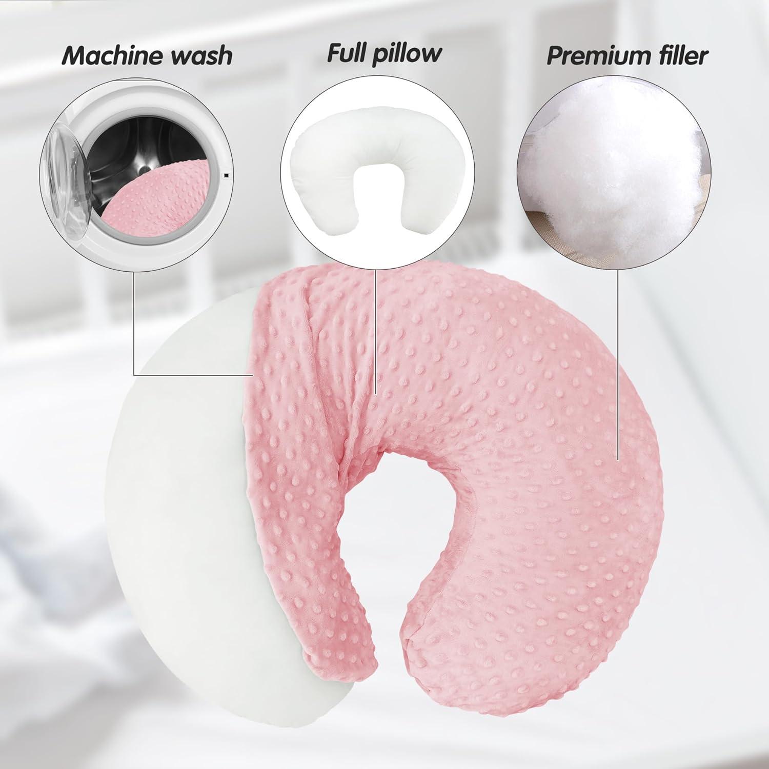 Cómoda de Lactancia LAT Rosa Ergonomica y Lavable a Máquina