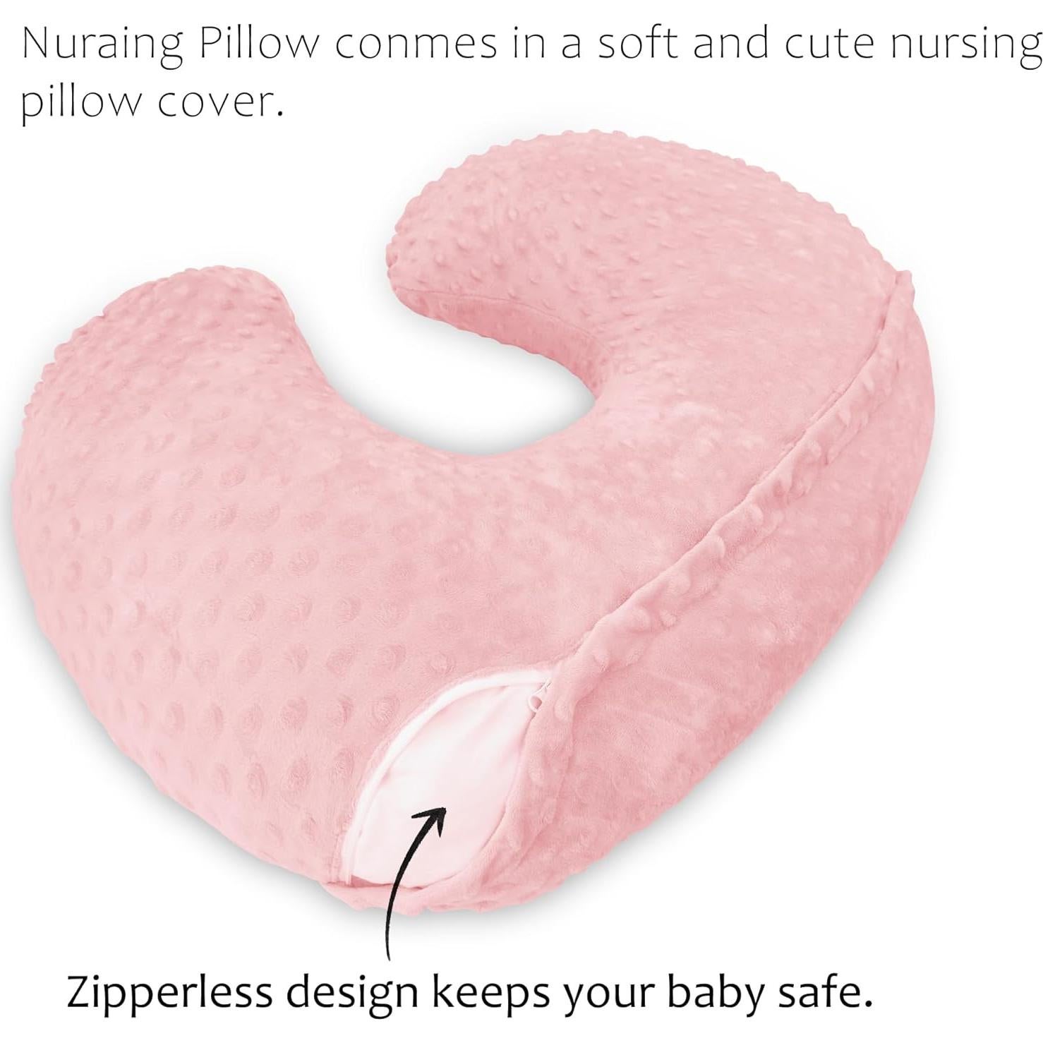 Cómoda de Lactancia LAT Rosa Ergonomica y Lavable a Máquina