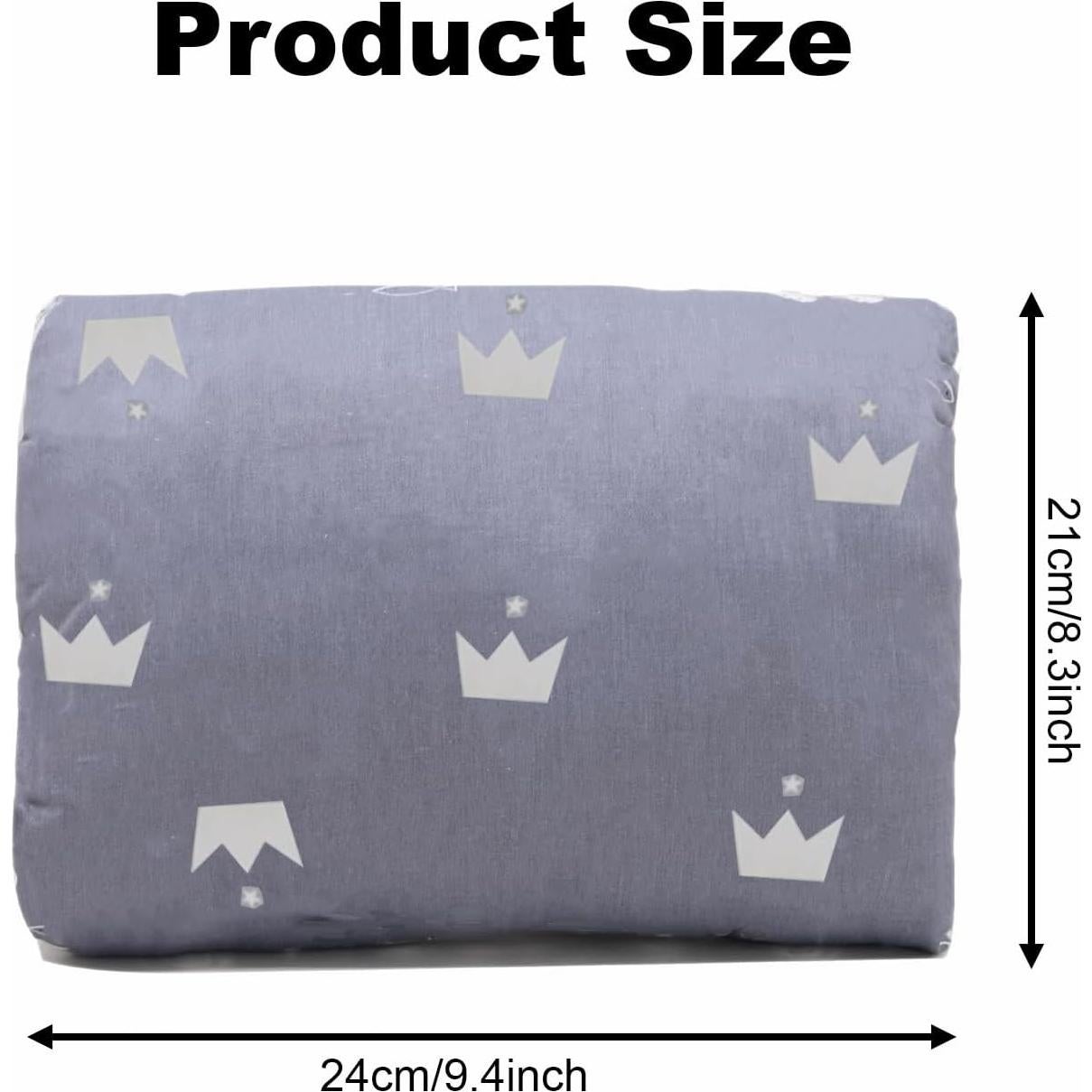 Cojín de Lactancia Ajustable POVENK Gris para Bebé