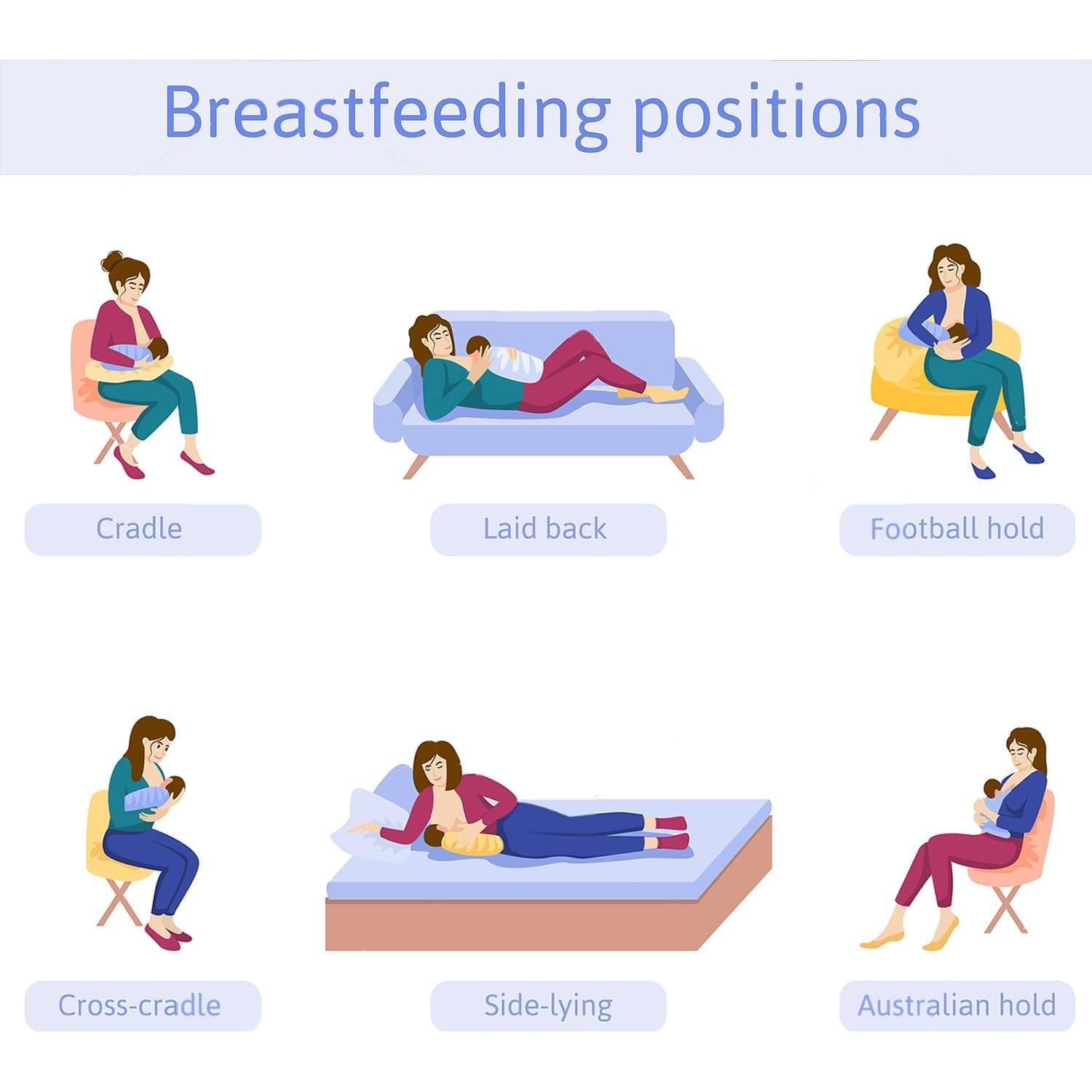 Cojín de Lactancia Ajustable POVENK Gris para Bebé