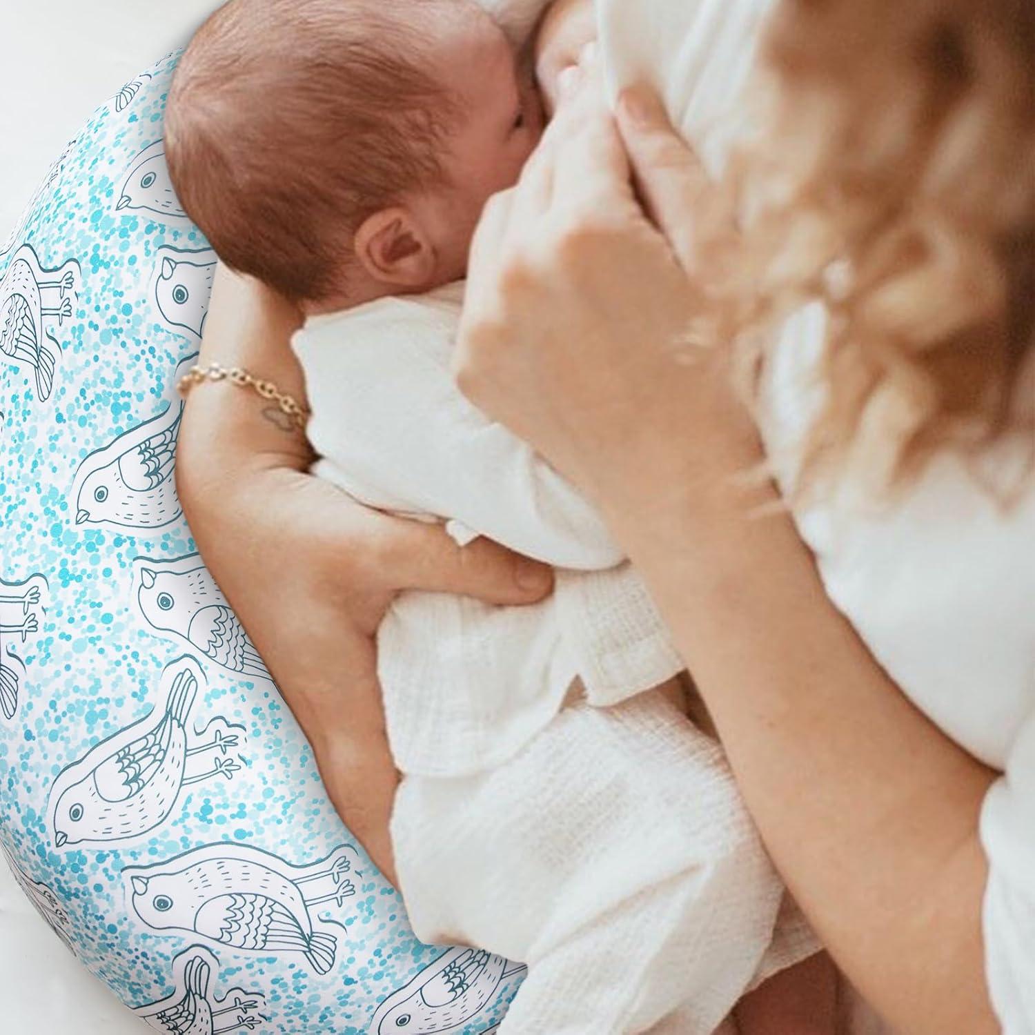 Almohada de Lactancia Dormlony WNZ05 con Funda Removible