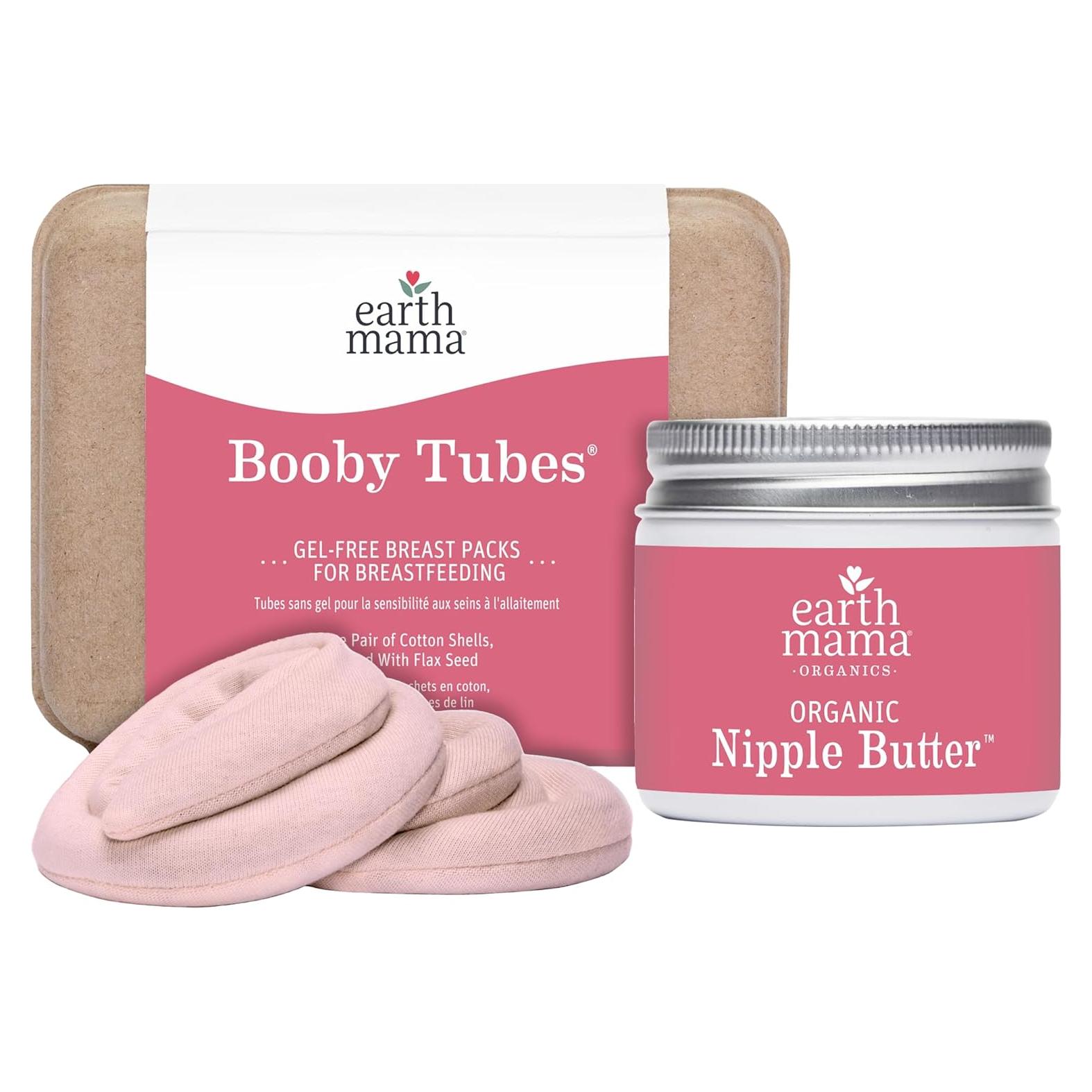 Kit de Lactancia Earth Mama | Mantequilla de Pezón Orgánica y Tubos