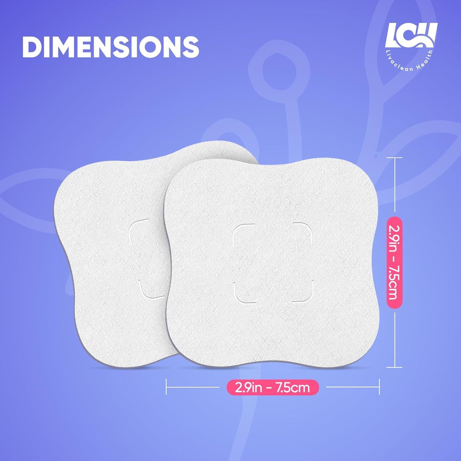 16 Almohadillas de Hidrogel Livaclean para Pezones Lactancia