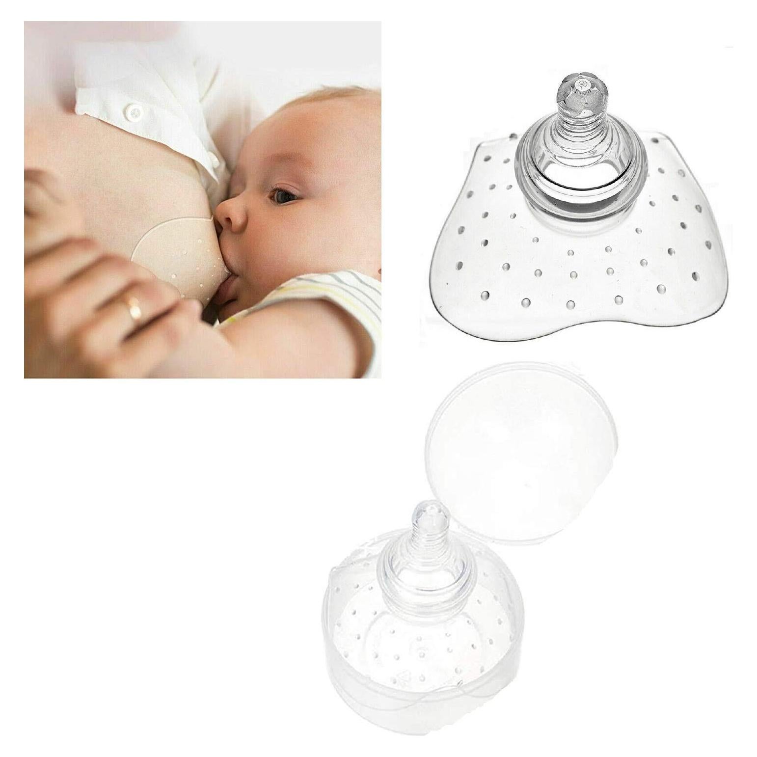 Escudo de Pezón Silicona Suave para Lactancia - 1 Paquete