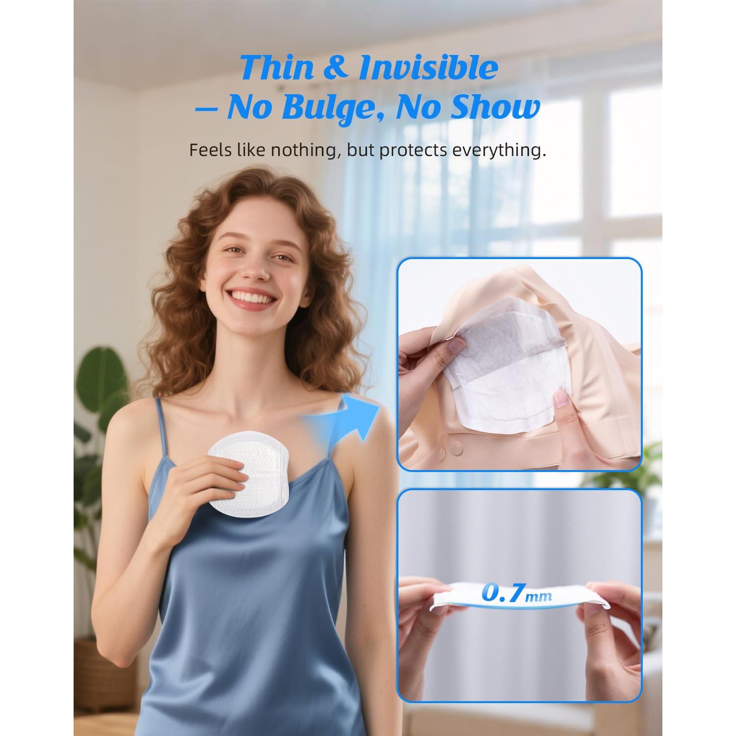 Almohadillas Desechables para Lactancia 40 Unidades Ultra-Finas