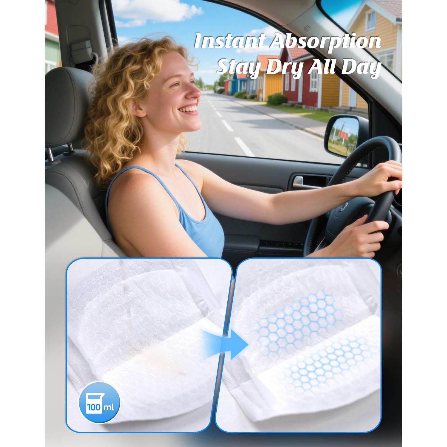 Almohadillas Desechables para Lactancia 40 Unidades Ultra-Finas