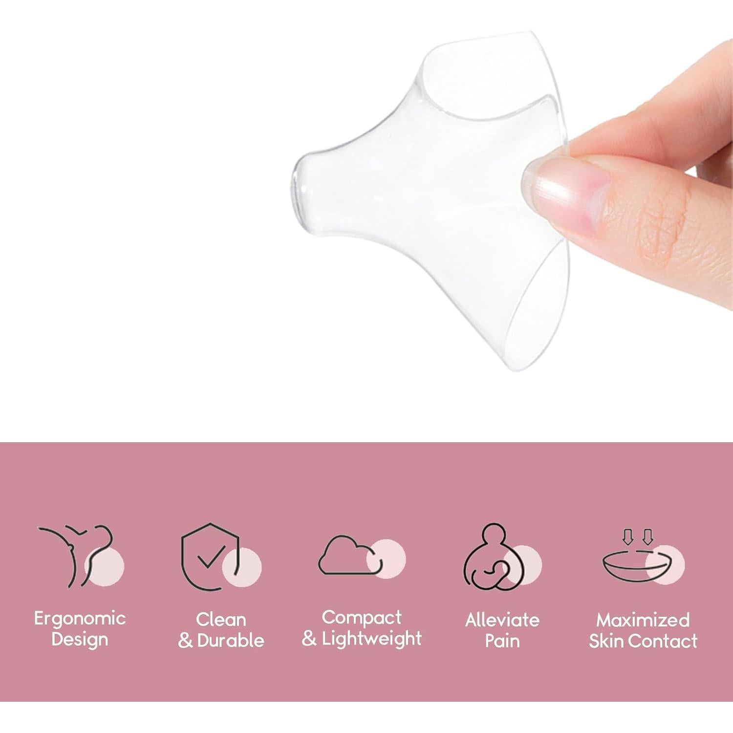 Protectores de Pezones LUXEMUM 20mm Silicona BPA Libre 2 Unidades