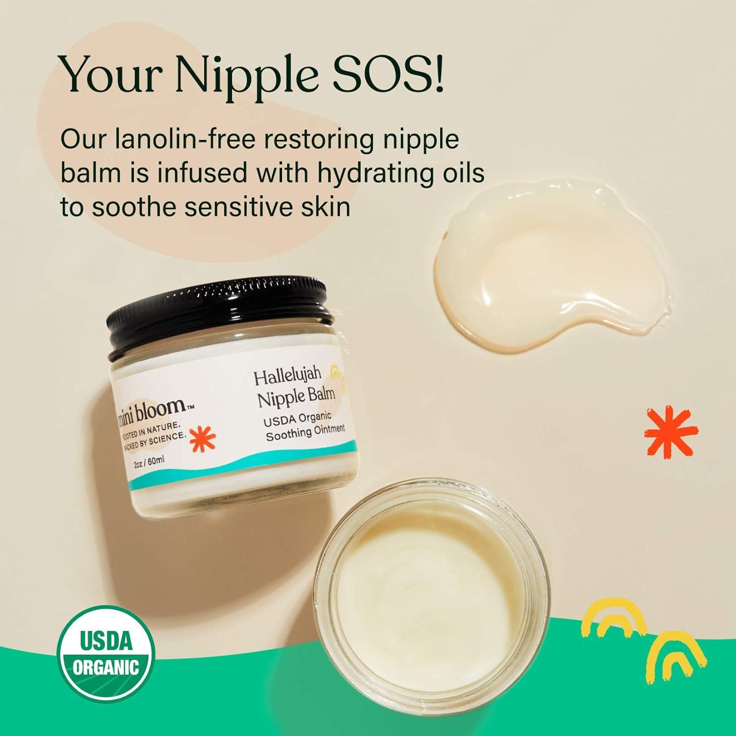 Bálsamo para Pezones Mini Bloom 56.7 g | Orgánico y Calmante