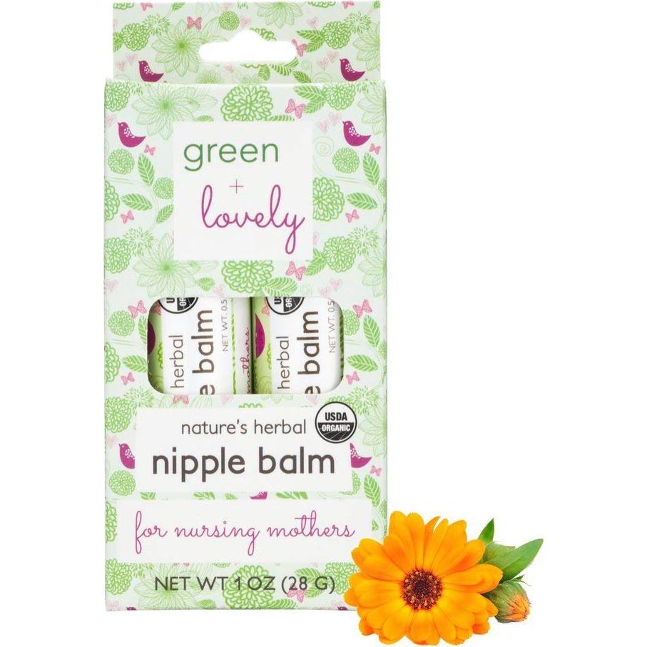 Bálsamo para Pezones Orgánico Green Lovely - Alivio Lactancia 2x14g