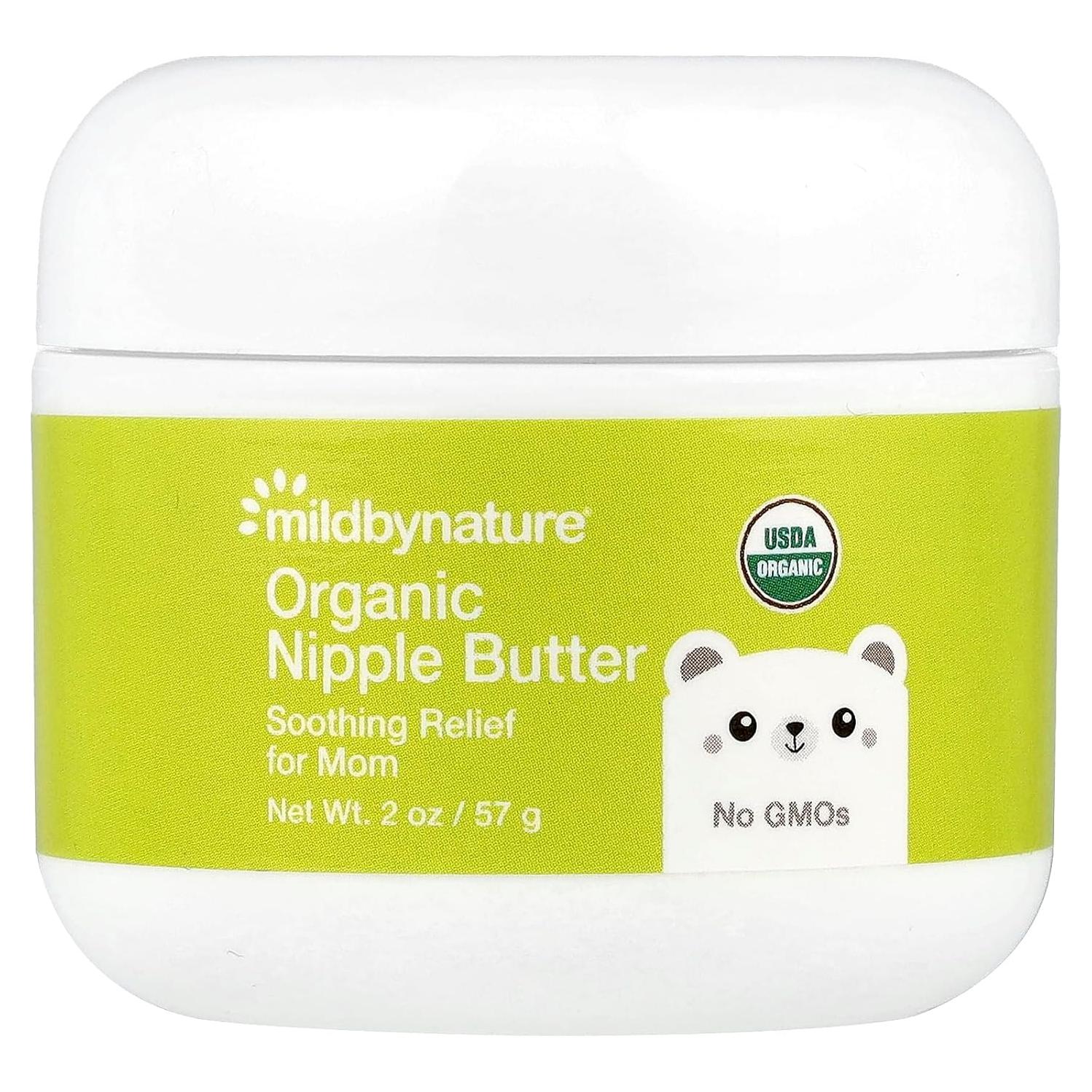 Mantequilla de Pezón Orgánica Mild By Nature 57 g - Alivio Calmante