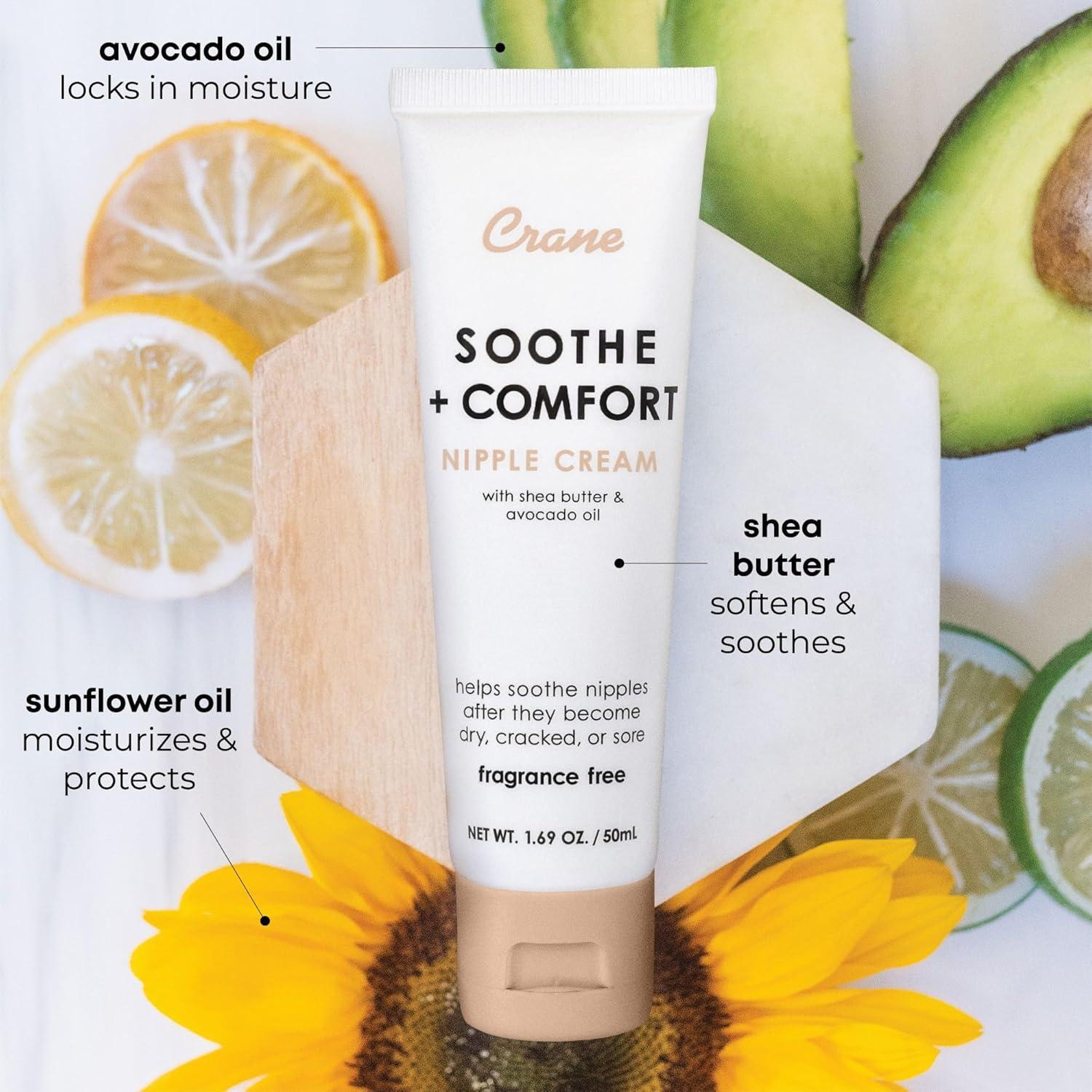 Bálsamo para Pezones Crane Baby 48 g - Alivio para pezones secos