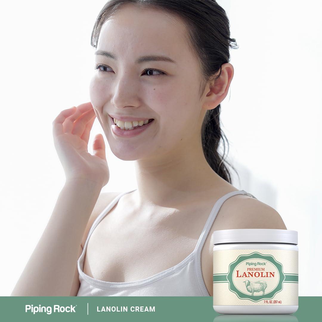 Crema de lanolina Piping Rock 207 ml | Balsamo hidratante para piel