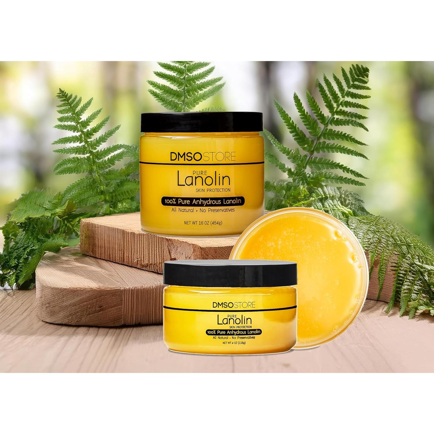 Lanolina 0.45 kg DMSOSTORE 100% pura sin refinar hidratante