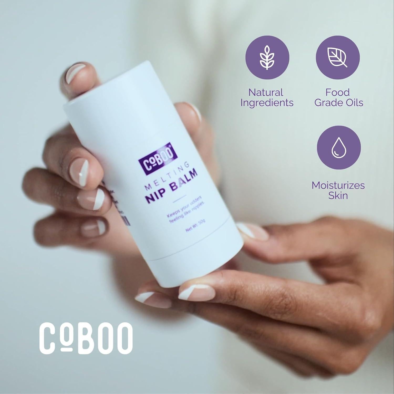 Bálsamo Derretido CoBoo NipBalm para Pezones Doloridos 132g