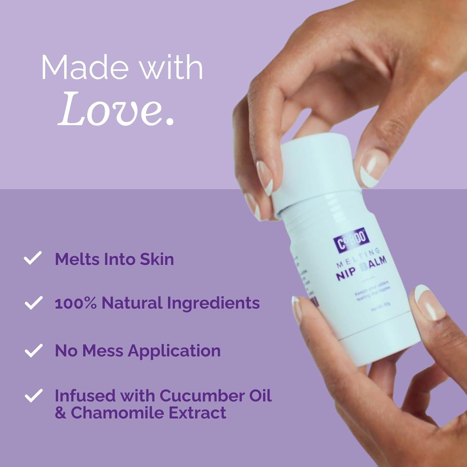 Bálsamo Derretido CoBoo NipBalm para Pezones Doloridos 132g