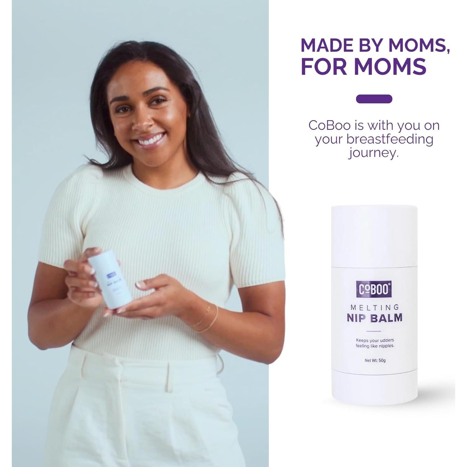 Bálsamo Derretido CoBoo NipBalm para Pezones Doloridos 132g