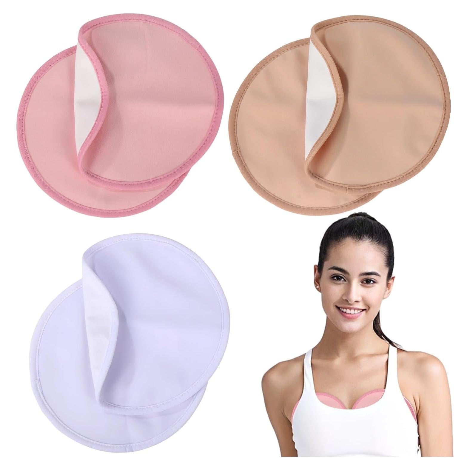 6 Almohadillas Reutilizables de Aceite de Ricino Orgánico - Algodón